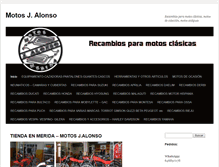 Tablet Screenshot of motosalonso.com